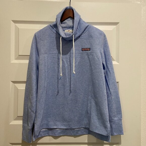 Vineyard Vines Tops - Vineyard Vines Double Faced Relaxed Funnel Neck Shep Shirt